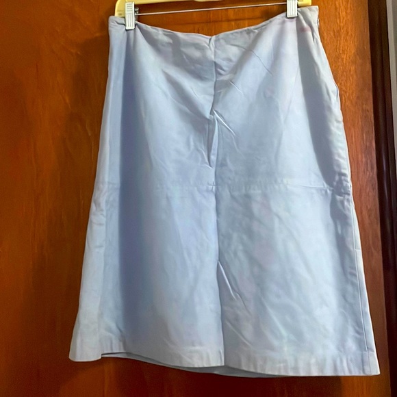Ellen Tracy Dresses & Skirts - Vintage light blue suede skirt